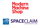 Modern Machine Shop and SpaceClaim logos