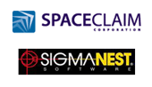 SpaceClaim and SigmaNEST logos