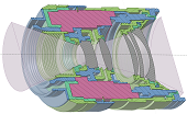spaceclaim 3D model lens