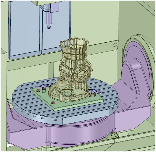 Setting up a fixture for a workcell in SpaceClaim